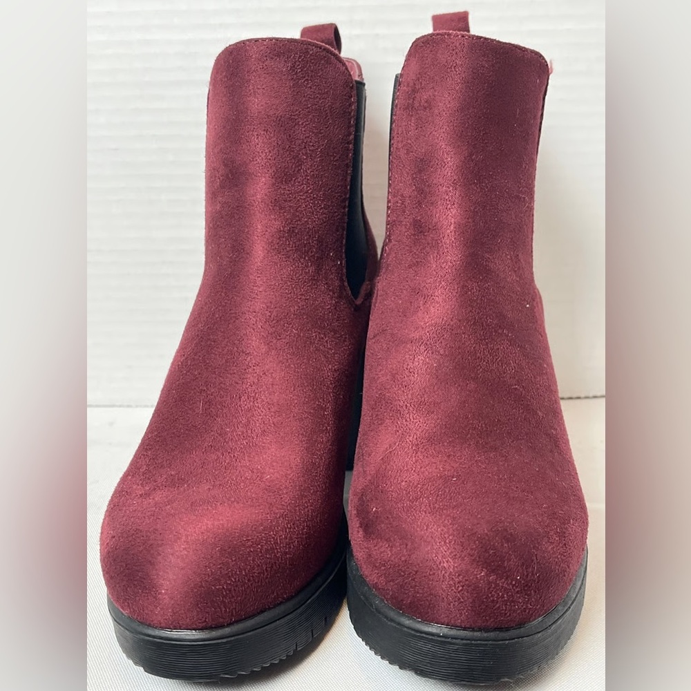Dream Pairs Women’s Burgundy Ankle Booties -Perfect for Elevating Any Outfit